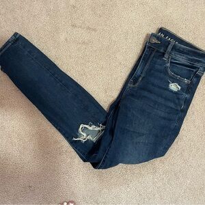 American Eagle Ne(X)T Level Stretch High-Waisted Hi-Rise Distressed Jegging